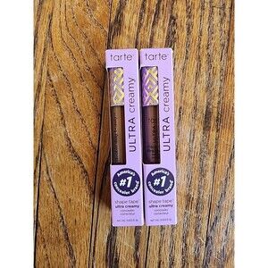 2X Tarte Shape Tape Ultra Creamy Concealer - 57G Rich Golden Travel Size .033 oz